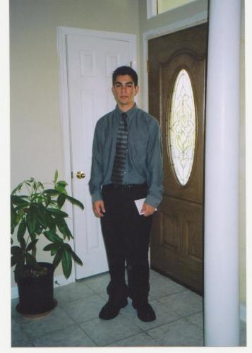 Alonzo is about to take care of some business. 