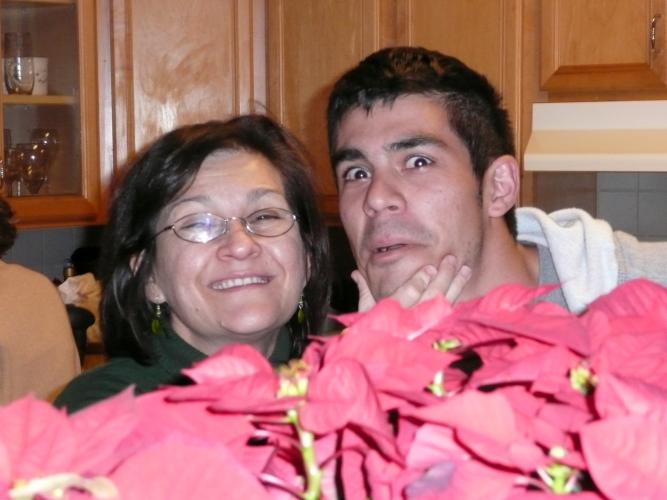 Mom and Alonzo. 